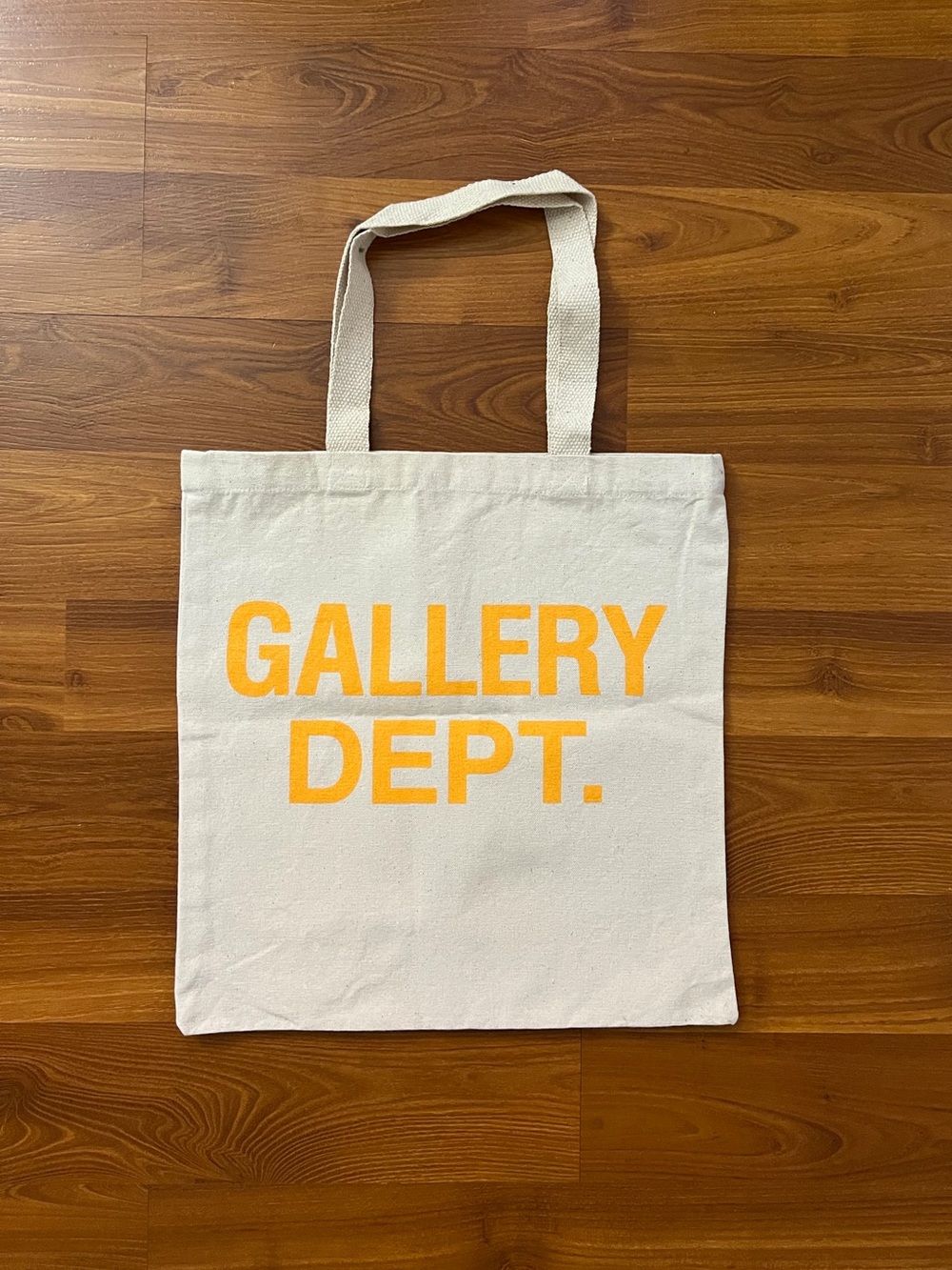 GALLERY DEPT. Canvas Tote Bag in Yellow Print + WORK IN PROGRESS
